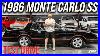 1986 Chevrolet Monte Carlo Ss Test Drive 35k Miles