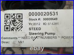 2012 GREAT WALL MOTORS STEED PART No. 2407100-K84, POWER STEERING PUMP