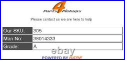 2016 Ford Ranger XLT Power Steering Rack Motor 2016-2019 38014333
