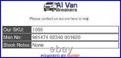 2020 Iveco Daily 5.5 T Power Steering Motor 981474 02340 001620