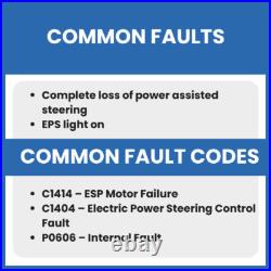 Peugeot 207 2006-2014 Electric Power Steering Motor (EPS) Repair Service