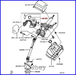 Power Steering Column And Motor For Mitsubishi Asx Ga1w 1.6